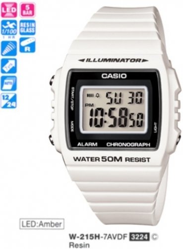 Casio W-215H-7AVDF Herrenuhr Digitalanzeige