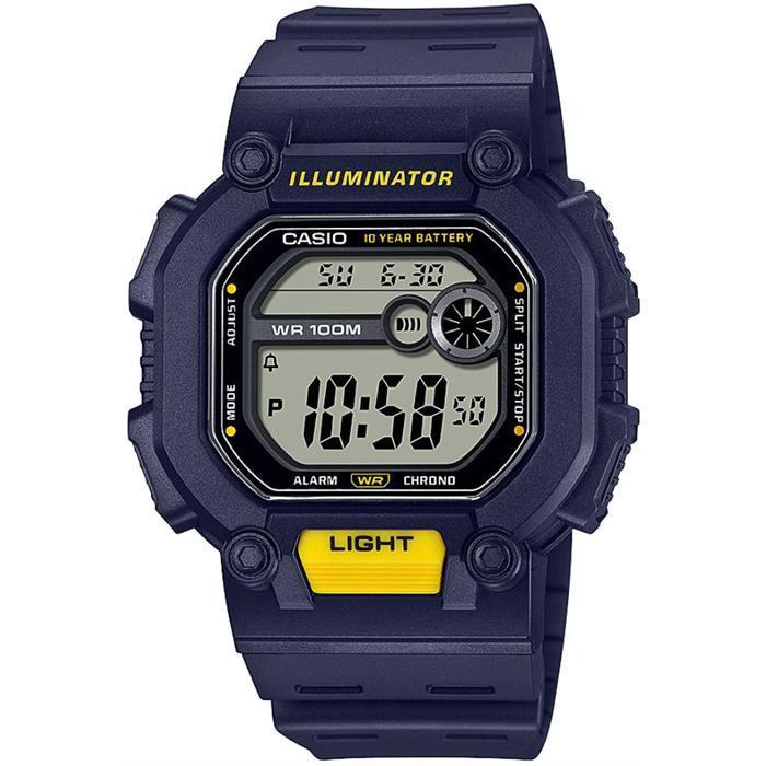 Casio W-737H-2AVDF Herrenuhr Digital Schwarz