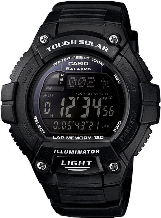 CASIO W-S220-1BVDF Herren Sportuhr mit Harzarmband