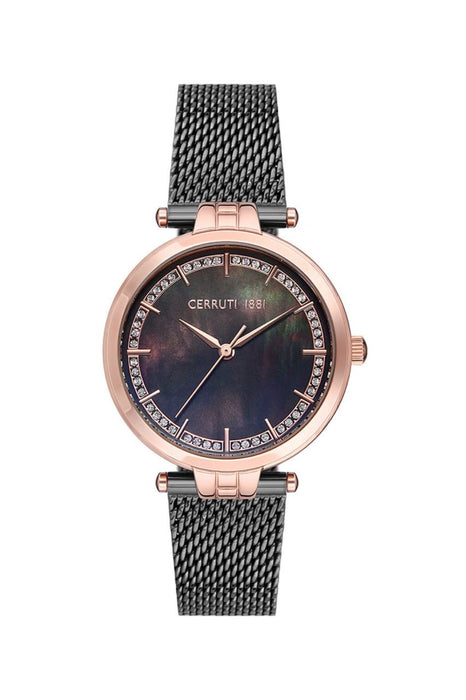Cerruti 1881 CRM27503 Damen Uhr mit Lederarmband
