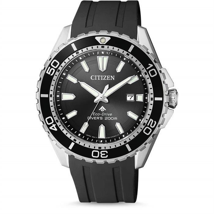 Citizen BN0190-15E Herren Diver Uhr Edelstahl
