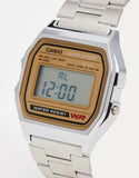 CASIO Retro Digital Unisexuhr – Silberfarbenes Vintage Design