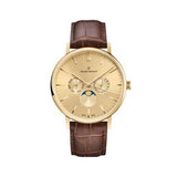 Claude Bernard Herren Uhr – Edelstahl & Leder