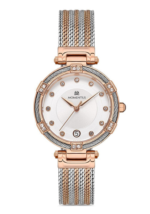 Momentus Damen Uhr CS238R-02TR Edelstahlarmband