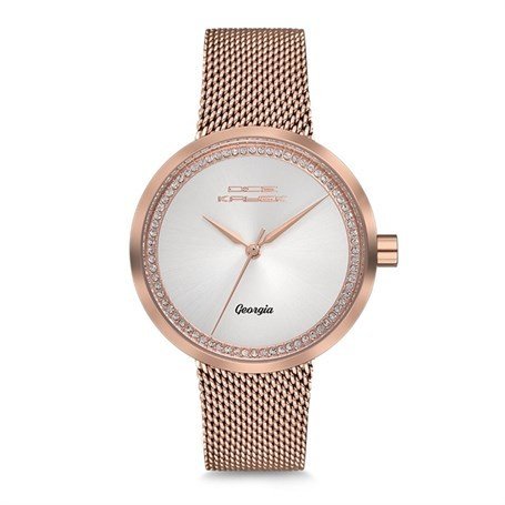 Dice Kayek Damen Uhr Edelstahl & Leder Quarzwerk