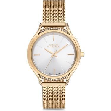 Dice Kayek Damen Uhr Edelstahl Lederarmband