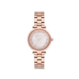 Dice Kayek Damen Uhr – Edelstahlgehäuse, Lederarmband