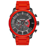 Diesel Herrenuhr DZ4384 – Rot, Edelstahl, Quarzwerk, Wasserdicht