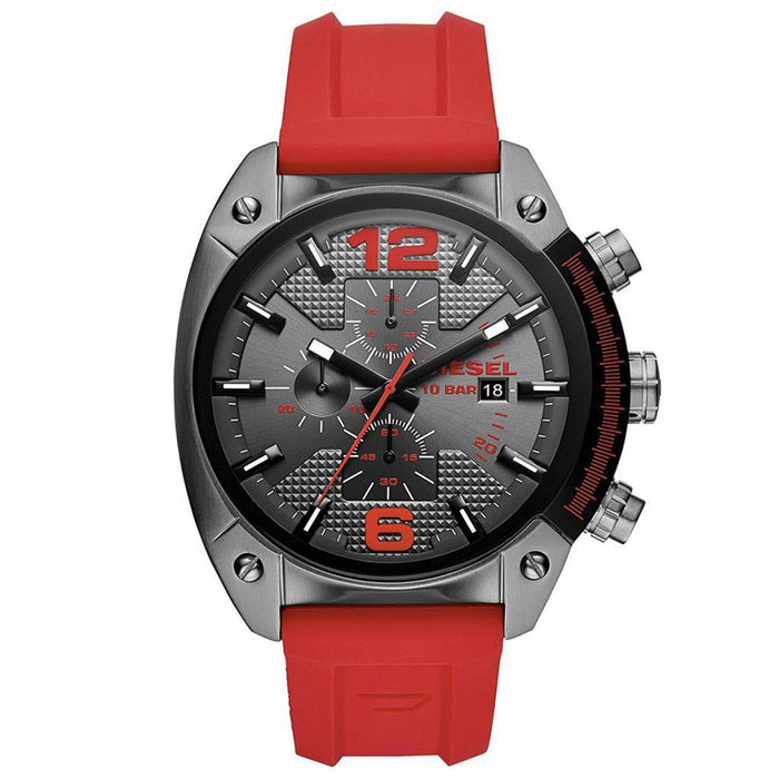 Diesel DZ4481 Herrenuhr Edelstahl & Leder