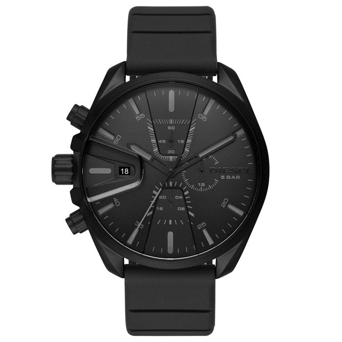 DIESEL DZ4507 Herrenuhr – Schwarzes Silikonarmband