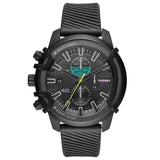 DIESEL DZ4520 Herrenuhr 48 mm – Schwarzes Silikonarmband