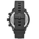 DIESEL DZ4520 Herrenuhr 48 mm – Schwarzes Silikonarmband