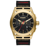 Diesel DZ4546 Herrenuhr mit Silikonarmband – 48 mm