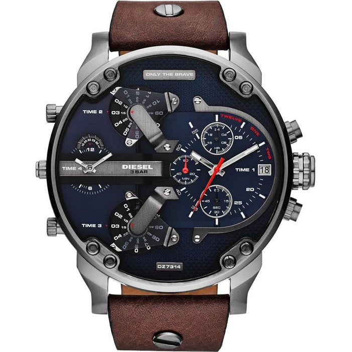 Diesel Herrenuhr Mr. Daddy – Blaues Zifferblatt
