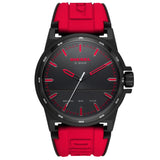 Diesel DZ1911 Herrenuhr Edelstahl und Silikonarmband