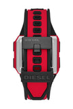 Diesel DZ1923 Herren Uhr – Rote Rechteckarmbanduhr Unisex