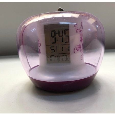 Mor Renk Apfel Tischuhr – Dekoratives Design