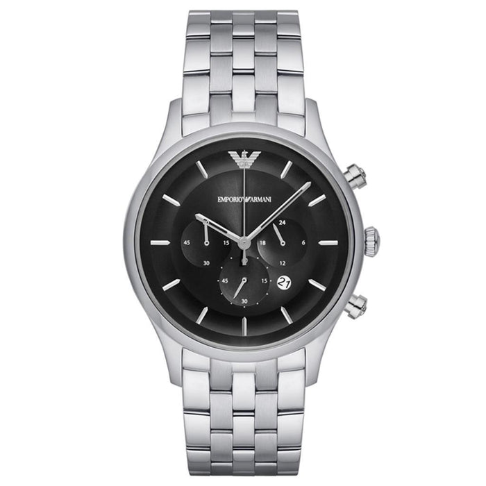Emporio Armani AR11017 Herrenuhr mit Lederarmband
