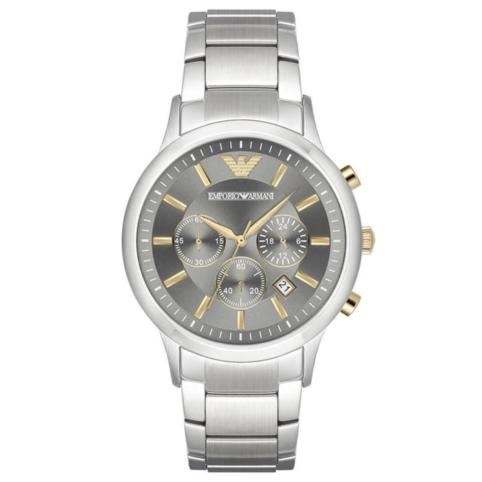 Emporio Armani AR11047 Herrenuhr mit Lederarmband