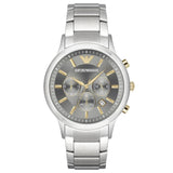 Emporio Armani AR11047 Herrenuhr mit Lederarmband