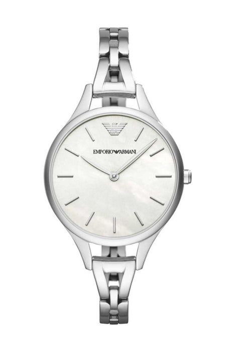 Emporio Armani AR11054 Damen Uhr Edelstahl Grau