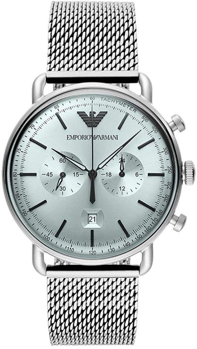 Emporio Armani AR11288 Herrenuhr mit Lederarmband