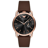 Emporio Armani AR11337 Herrenuhr mit Lederarmband