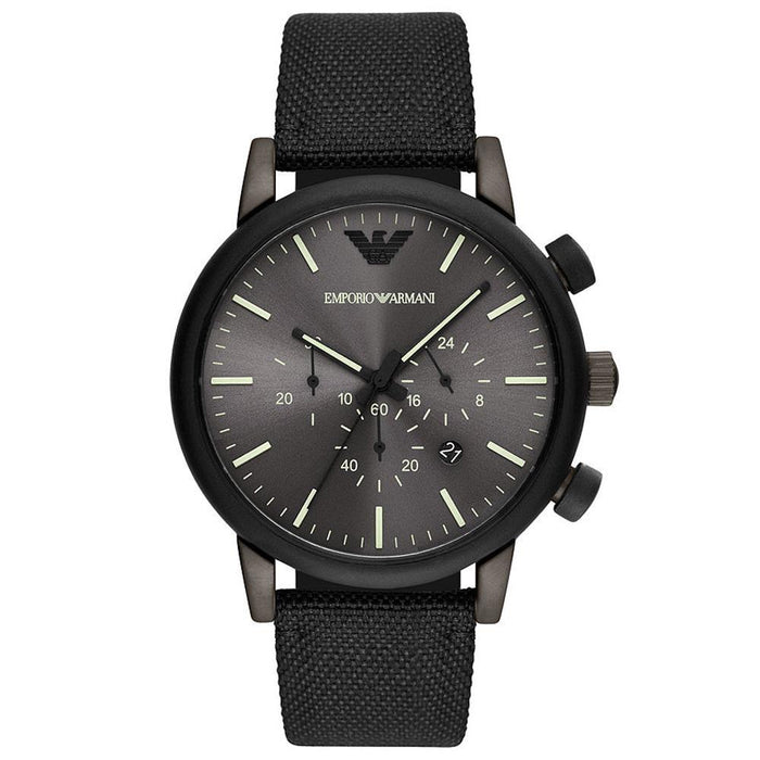 Emporio Armani AR11409 Herrenuhr mit Lederarmband
