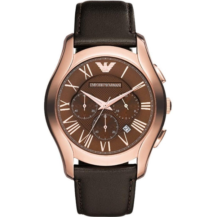 Emporio Armani AR1701 Herrenuhr mit Lederarmband