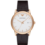 Emporio Armani AR2502 Herrenuhr Lederarmband