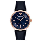 Emporio Armani AR2506 Herrenuhr blaues Zifferblatt