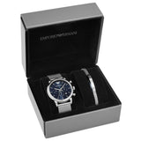 Emporio Armani AR80038 Herren Uhr mit Lederarmband