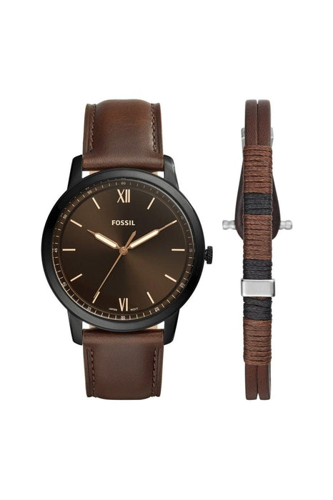 Fossil Herren Uhr FFS5557SET – Quarz Uhr mit Edelstahl