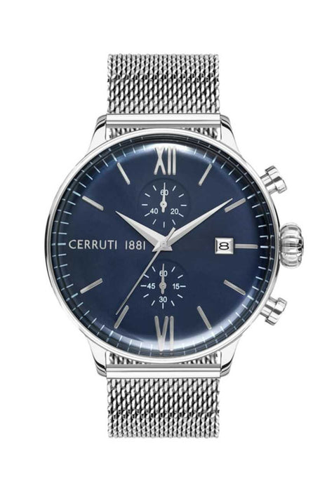 Cerruti 1881 CRA178SN03AMS Herrenuhr Edelstahl & Leder