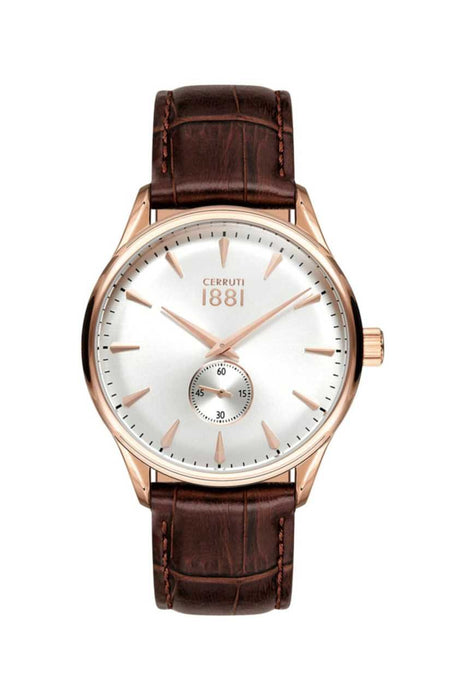 Cerruti 1881 CRA24001 Herrenuhr Edelstahl & Leder