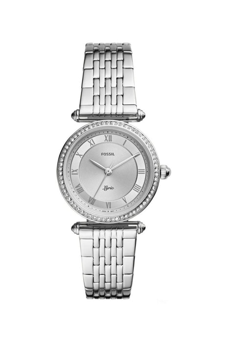 Fossil Damen Uhr Grau – Edelstahl Armbanduhr