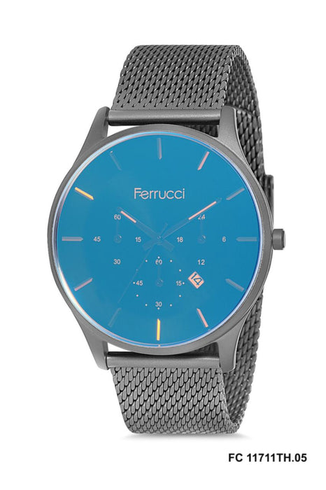 Ferrucci Herrenuhr Fc.11711th.05 Edelstahl Mesh-Armband