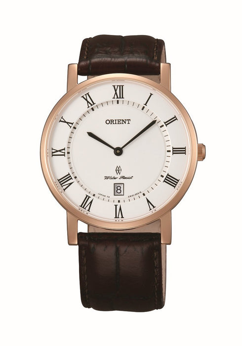 Orient FGW0100EW0 Herrenuhr mit Bernsteinarmband