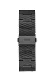 Guess GUW1263G3 Herrenuhr 44 mm, Schwarzes Webarmahl-Armband