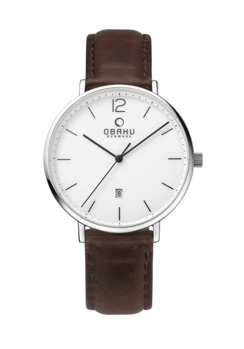 Obaku Herren Uhr V181GDVWRN Quarz Edelstahl