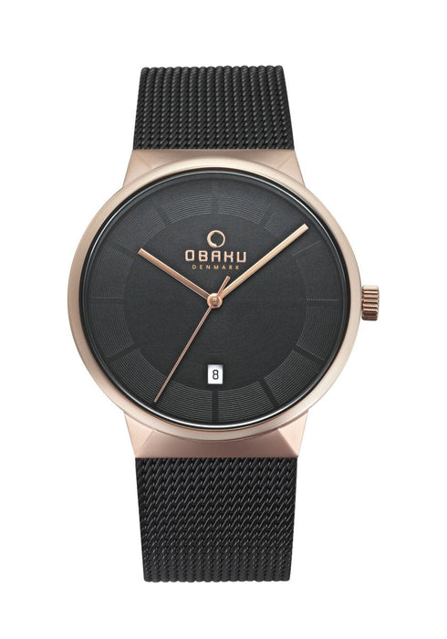 Obaku Denmark Herrenuhr V200GDVBMB Edelstahl