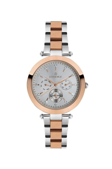 Essence Damenuhr Roségold | Lederarmband | ES6632FE.530