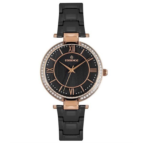 Essence Damen Uhr - Edelstahlgehäuse & Lederarmband