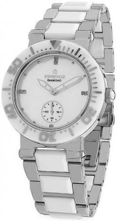 Essence Damen Keramik Uhr Weiß Quarzwerk