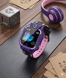 Kinder Spiel Smartwatch Telefon, Kind Armbanduhr Touchscreen Uhr mit Anruf Taschenrechner Taschenlampe Schrittzähler SOS Wecker Kamera, Geschenk für Jungen Mädchen Studenten (Rosa)