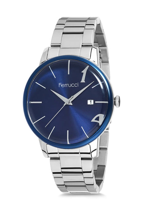 Ferrucci Herren Uhr Edelstahlarmband 40mm