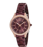 Ferrucci FC12494m.01 Damen Uhr mit Edelstahlarmband – Braun