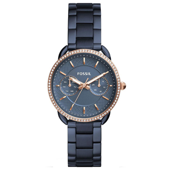 FOSSİL ES4259 Damenarmbanduhr Edelstahl mit Steinen