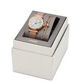 Fossil Damen Uhr FES4443SET - Elegantes Armband & Quarzwerk