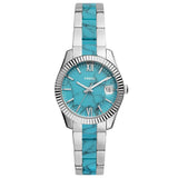 Fossil Damen Uhr FES5077 mit Lederarmband